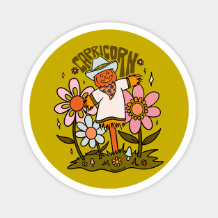 Capricorn Scarecrow Magnet